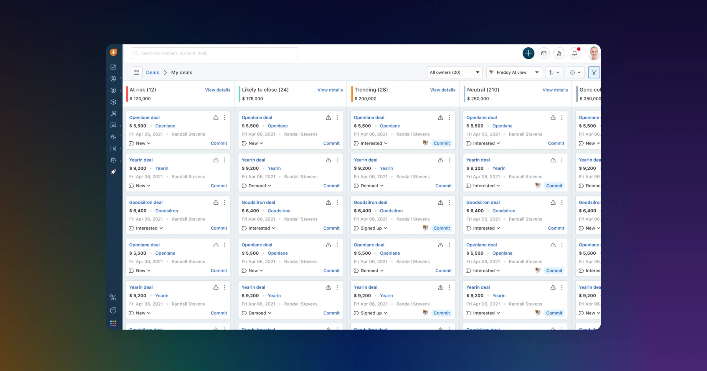 Freshsales screenshot 1